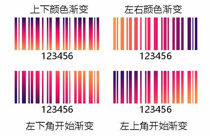 条码软件如何制作渐变色条形码(图1)